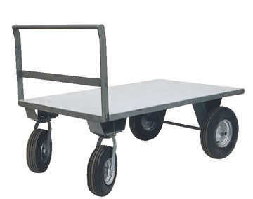 The Beacon heavy duty platform furniture cart dollies are designed for transporting items over rough terrain. The metal platform furniture cart dollies are ideal for farms, nurseries, lumber retailers and warehouses. The heavy duty industrial cart has 12" x 4" two swivel and two ridged casters. Furniture cart dollies feature a service capacity of 2,500 lbs.