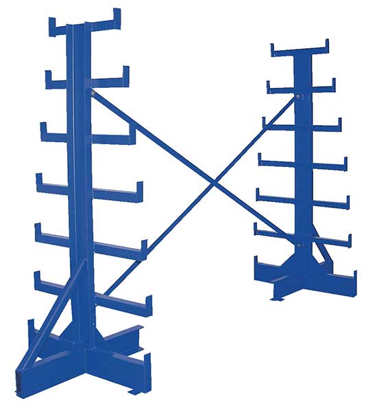 Steel storage racks are highly durable.