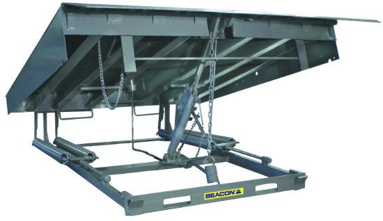 The manual dock leveler is extremely heavy duty material handling equipment.