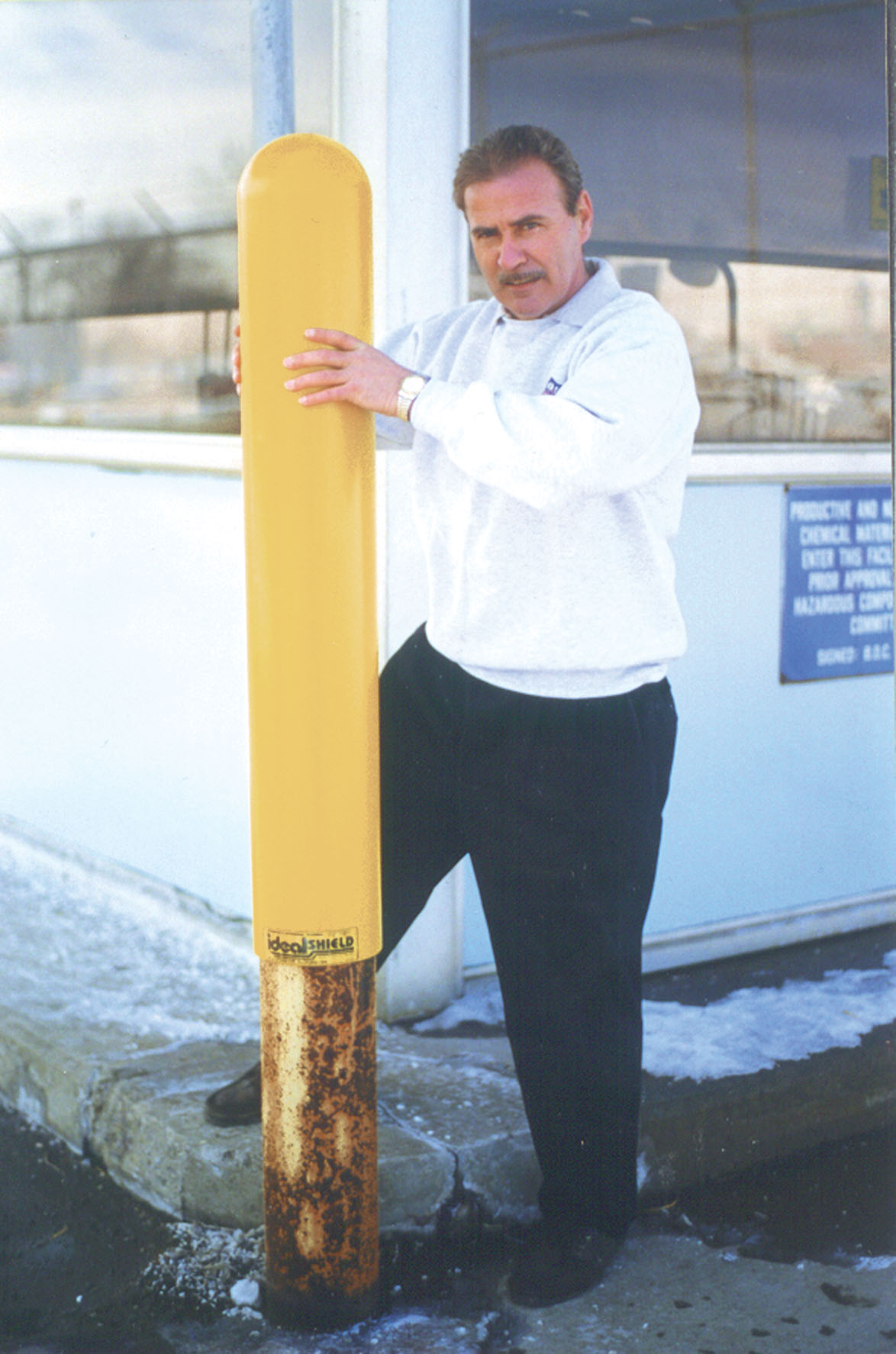 Safety bollard covers help bollards last longer.