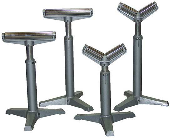 The roller stand features capacities of 1,760 lbs.