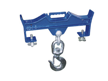 Hoist hooks feature capacities of up to 10,000 lbs.