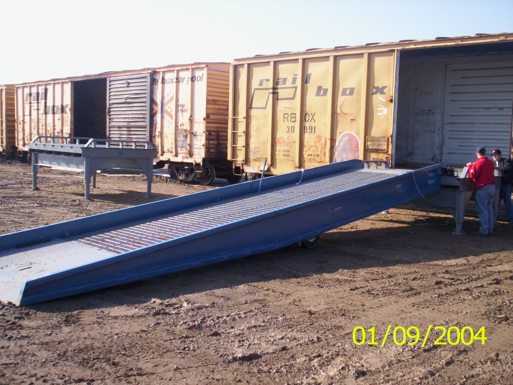 Dock yard ramps enable dock employees to quickly load and unload trucks and other vehicles.