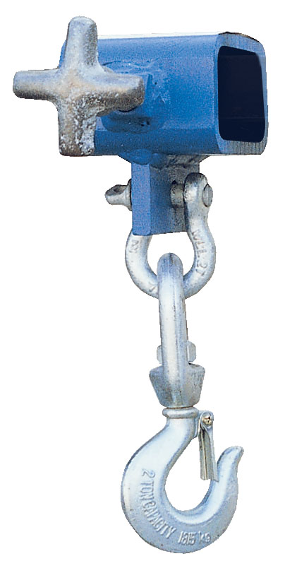 Hoist hooks feature capacities of up to 10,000 lbs.