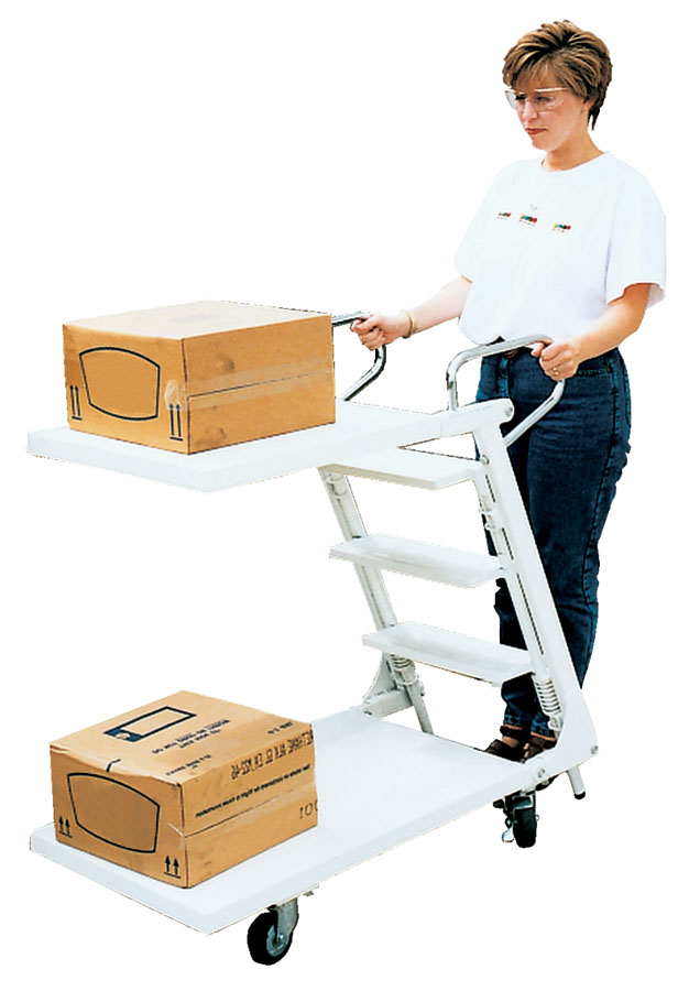 The stockpicker truck features a 440-lb. total capacity.
