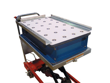 The ball transfer platform is lightweight.
