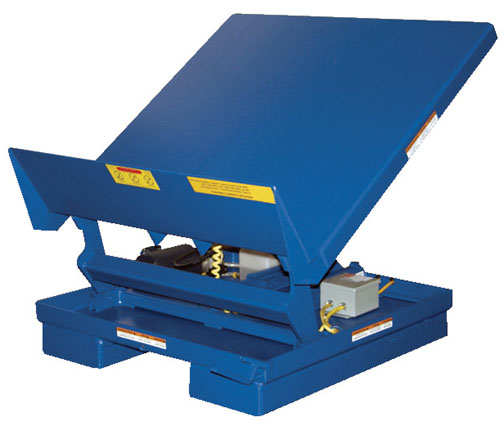 The Portable Tilt Table enables workers to decrease the risk of injury and increase lifting efficiency, reducing potential harm to workers and items. Portable Tilt Table features 48 to 54 inches platform width and 48 inches platform length.