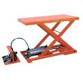 The Beacon Air Scissor Lift Cart can be used anywhere and is powered by the air. The unit can be used in many clean room applications. The Air Scissor Lift Cart features a service range from 11-1/4 inches lowered to 29-1/2 inches raised. Air scissor lift cart includes an air actuator valve.