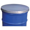 The drum cover safeguards drum contents.