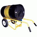 This Beacon multi purpose material handling equipment serves as a drum mover, drum cart, a drum cradle and a hand truck. The drum mover can be placed in a horizontal position to empty drum contents. The drum mover has large, 16" x 4" wheels that enable it to move efficiently over rough terrain. The unit features extra-long handles, giving it the necessary leverage for access to drums positioned on pallets. Drum mover serves also as excellent hand trucks.