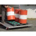 Multipurpose Pallet and Drum Pallets are designed for storage and transport of drums. The Drum Pallets have a stabilizing optional disc system for bottom of the drum when storing drums. Low height design. Easy and Safe to handle. Drum Pallets are easy and safe handling of stacked drums.