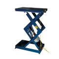 Beacon economy scissor lift is designed to raise items to an ergonomically correct working height. The economy scissor lift is ideal for work that must be done in tight spaces. This upright economy scissor lift has smaller deck sizes customized to different workplace space requirements. The economy scissor lift has a full-perimeter pinch point guard and an emergency internal brass velocity fuse. The economy scissor lift features capacities of up to 5,000 lbs.