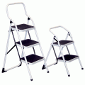 Folding step ladder features a 250-lb. capacity.
