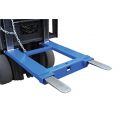 Forklift tow ball has capacities of up to 5,000 lbs.