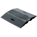 These Hose Ramps address the needs to cover hoses from light traffic and pedestrain traffic. The surfaces of the hose ramps include a serration design for additional traction and stability. Hose ramps are manufactured into molded rubber for easy gripping.