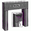 Beacon loading door seals lower energy costs by sealing out weather elements. These loading door seals feature safety yellow guide stripes, breather slots and condensation holes on the side and head pads. Loading door seals are designed with wrap around style material to protect wood and foam from the elements. The auto head curtain for the door seal protects the area above 8' high that is not covered by the trailer. Loading door seals have safety yellow stripes.