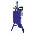 Beacon hydraulic pail crusher helps to reduce storage space requirements and disposal costs. The pail crusher is designed to crush 5 gallon steel pails efficiently and quickly. The pail crusher crushes steel pails to approximately 2" high and resets automatically to crush another pail. The pail crusher features 10,000 lbs. of crushing force. The safety features of this pail compactor include pressure relief valve to prevent overload and a door interlock system to prevent the motor from running if the door is unlatched. The hydraulic pump provides 70 second cycle time, mushroom head emergency stop button, removable legs for bench top mounting and 120 V single phase for "plug in operation." The pail compactor meets OSHA and JIC standards. The pail crusher is lightweight and extremely heavy duty material handling equipment.