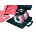 Pallet truck stops hold pallet trucks securely in place.