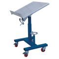 The Beacon portable work table is designed to bring work materials to optimum ergonomic position, making workers more comfortable and helping to provide a more productive workplace. These portable work table models feature manually adjustable platform height and tilt angle, except for BWT-2424-LA, which is an electric model. Each adjustable tilt table features four 3-1/2" x 1-1/4" polyurethane swivel casters (two of which are double locking), which enable each unit to be transported from one workstation to another while loaded. The portable work table is ergonomically designed.