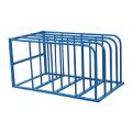 The Beacon sheet rack is designed for vertically storing sheet goods. This sheet rack has 4 bays. The intermediate floor bracing of this sheet rack provides added steel support at the same time it keeps material off the floor. The sheet rack comes with lag down points and has a powder coat finish. Sheet rack features a capacity of 1,500 lbs. per bay.