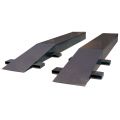 Beacon steel wheel riser ramps are designed to elevate semi-trailers to loading docks for maximum serviceability during loading and unloading operations. Wheel riser ramps are equipped with fork slots for a easy transporting. Beacon steel wheel riser ramps are sold and priced each. These steel ramps are designed to be stackable for storage in confined spaces when ramps are not in use. Beacon's steel wheel riser ramp is designed to be in compliance with OSHA's requirement of a 10% maximum grade of ascending or descending loaded fork trucks. Steel wheel riser ramps are constructed of rugged steel.
