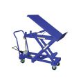The Beacon BCART-500-LT hydraulic tilt cart has a unique design that allows the user to raise and tilt materials to an ergonomic position for better posture and operator comfort. The hydraulic tilt cart is elevated by means of a foot actuated hydraulic cylinder. This hydraulic tilt cart features a manual selector valve that is used to control the lift/lower sequence independently from the tilt sequence. The BCART-400-LT and BCART-600-LT models raise and tilt to a 45-degree angle at the same time at full elevation. The lift table cart rolls on 2 rigid and 2 swivel 5" poly-on-steel casters. Hydraulic tilt cart features capacities of up to 600 lbs.