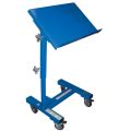 The Beacon adjustable tilt work table is designed to bring work materials to the correct ergonomic position, reducing worker fatigue and injury risk and creating a more productive work environment. Three the four models come with manually adjustable tilt angle and platform height; the BWT-2424-LA model utilizes an electric linear actuator with a 115 V AC motor and a hand control. Four 3-1/2" x 1-1/4" polyurethane swivel casters (2 of which are double locking), enable the adjustable work table to be moved from one workstation to another while loaded. The tilt work table is portable.
