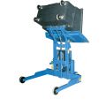 Beacon multi-purpose tote dumper rotates over 135 degrees to dump contents. Tote dumper allows one person to empty heavy loads and collect, transport and dump materials, thus saving time and reducing possible injury. Multi-purpose tote dumper is ideal for schools, hospitals and other industrial and commercial applications. The tote dumper dumps in approximately 25 seconds. The tote dumper reduces employee fatigue and risk of injury.