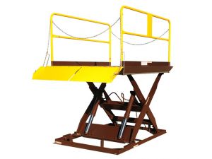 Beacon World Class Scissor Dock Lifts are heavy capacity loading dock units.