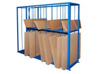 Cardboard Box Storage Rack