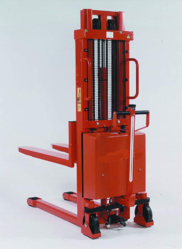 The Beacon hydraulic hand pallet truck can be steered and driven as material handling equipment with handle in vertical position with or without a load. Hydraulic hand pallet truck provides smooth acceleration. Hydraulic hand pallet truck features heavy-duty construction.