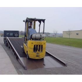 Dock yard ramps enable dock employees to quickly load and unload trucks and other vehicles.