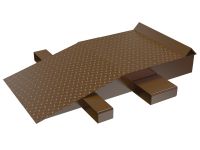 Steel Wheel Risers with Roll Off Guard