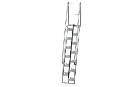 Galvanized Alternate Stairs - BATS series