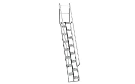 Galvanized Alternate Stairs - BATS series