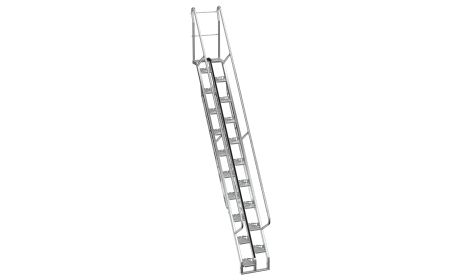 Galvanized Alternate Stairs - BATS series