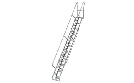 Galvanized Alternate Stairs - BATS series