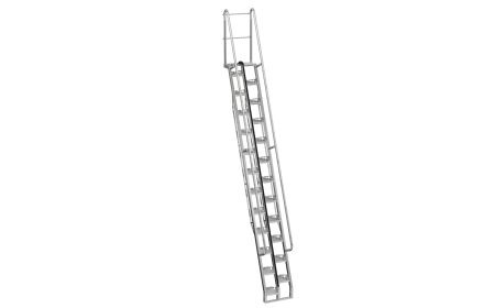 Galvanized Alternate Stairs - BATS series