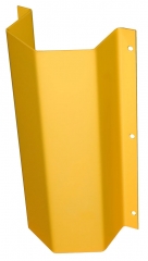 Steel Pipe Guards are manufatured from heavy duty steel.  Finishes are avabile in power coat paint or galvanized.