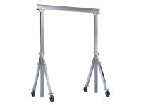 Adjusting Aluminum Gantry Crane-V-Groove Casters