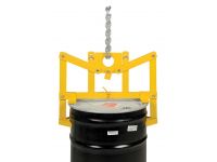 Lukar 55 Gallon Drum Lifter - 1 Ton Capacity Chain Clamp For Forklifts & Hoists