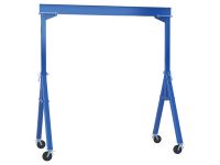 Fixed Height Steel Gantry Crane-Locking Casters