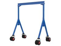Fixed Height Steel Gantry Crane-Pneumatic Casters