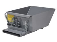 Low Profile Self Dumping Forklift Hopper