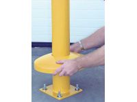 Bollard Dome Cover covers anchor bolts
