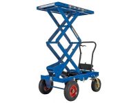 Lift Table With Air Tires for rough terrain