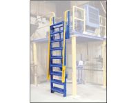 Mezzanine Ladder allows for 2nd level access