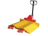 Pallet Jack Roll Adaptors allow for easy roll on