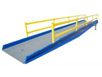 Pallet Jack Yard Ramp designed with a long ramp