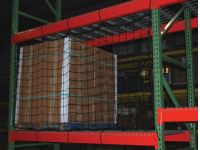 Pallet Rack Netting allows safety